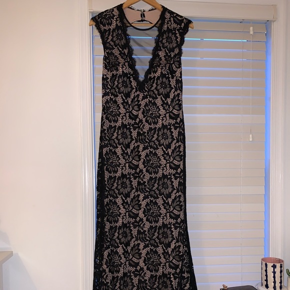 Lace Prom Dress - Picture 1 of 4